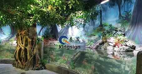 Proyecto de acuario oceánico.