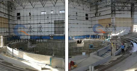 Proyecto del acuario oceánico de Nanjin.