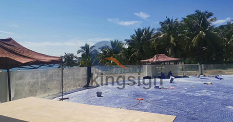 Piscina exterior Sanya.