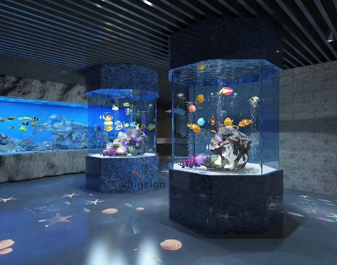 La perla brillante del mundo del acuario -tanque de pescado acrílico